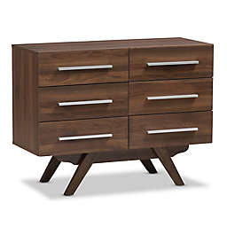 Baxton Studio Auburn 6-Drawer Dresser