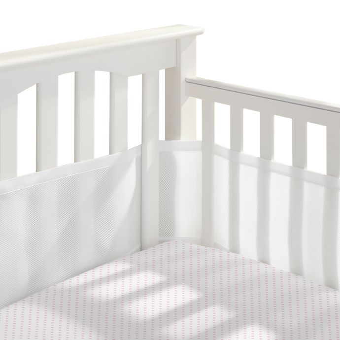 Breathablebaby 3 Piece Classic Crib Bedding Set In Pink White