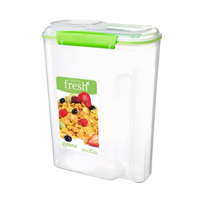 Sistema® 18Cup Cereal Container in Green Bed Bath & Beyond