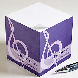 Teaching Professions Paper Note Cube