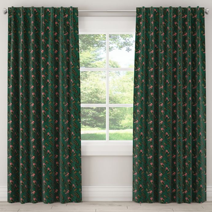 Skyline Furniture Debris Rod Pocket Back Tab Window Curtain Panel