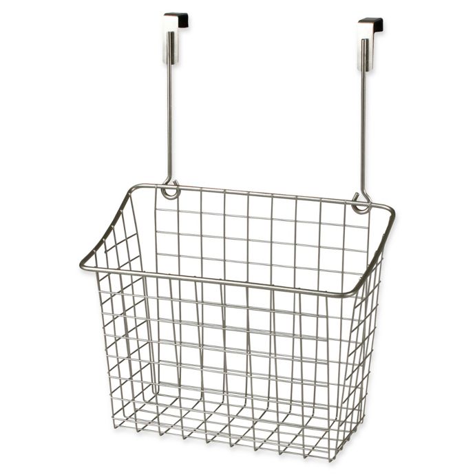 Spectrum Steel Grid Large Over The Door Basket Bed Bath Beyond