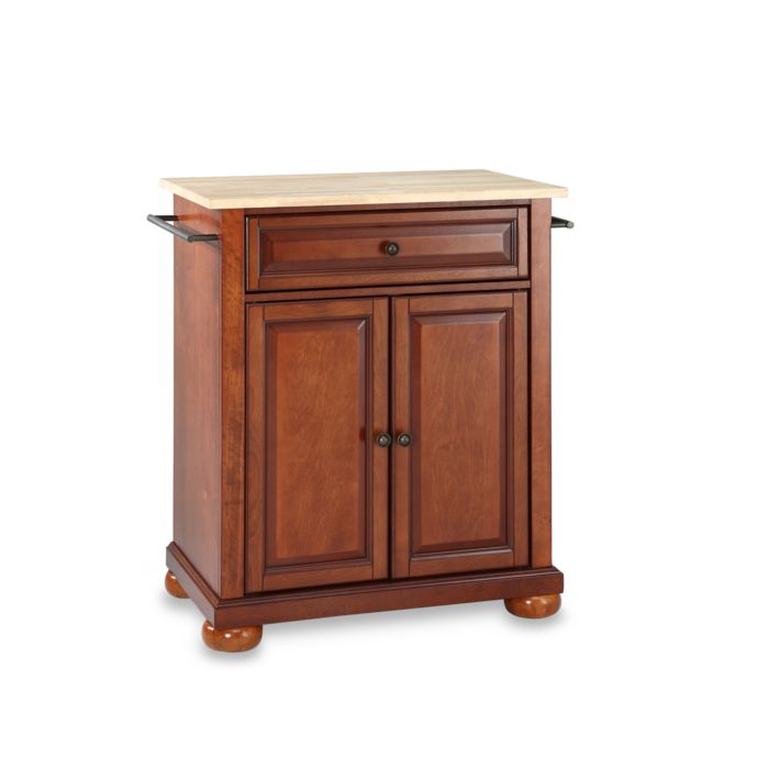 Crosley Alexandria Wood Top Portable Kitchen Island Bed Bath & Beyond