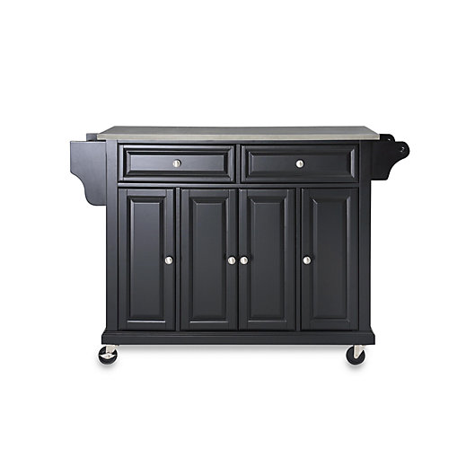 Crosley Rolling Kitchen Cart Island, Crosley Kitchen Cart With Stainless Steel Top