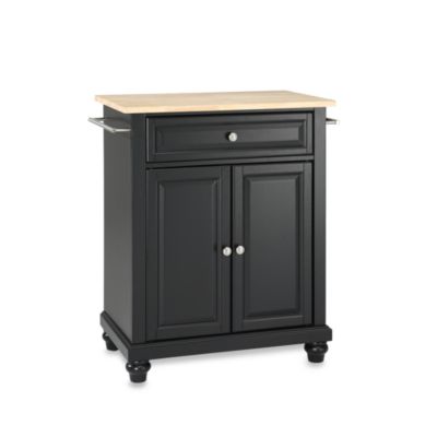 Crosley Cambridge Natural Wood Top, Portable Kitchen Island With Seating Canada