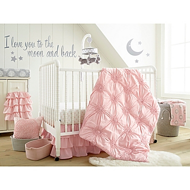 Levtex Baby&reg; Willow 5-Piece Crib Bedding Set in Pink. View a larger version of this product image.