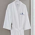 Alternate image 0 for Mr. Embroidered Velour Robe in Classic White