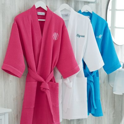 plus size waffle dressing gown
