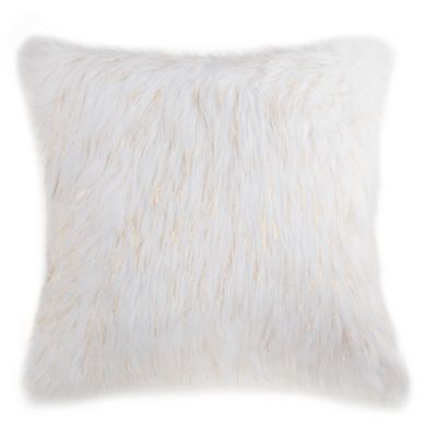 flokati faux fur pillow