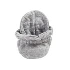 Alternate image 4 for Burt's Bees Baby&reg; Newborn-3M Quilted Bee Booties in Grey