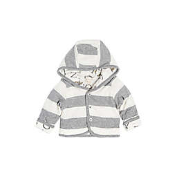 Burt's Bees Baby® Size 6M Organic Cotton Watercolor Bee Reversible Jacket in Grey
