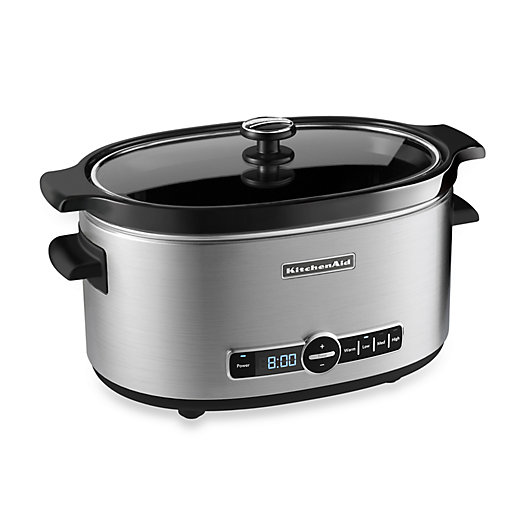 Alternate image 1 for KitchenAid® 6-Quart Slow Cooker with Glass Lid
