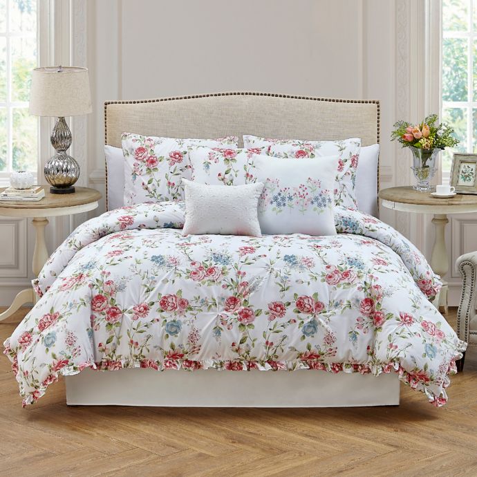 Roslyn Floral Comforter Set | Bed Bath & Beyond