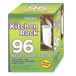 Original Kitchen Rack 3-Gallon 96-Count Refill Bags in White
