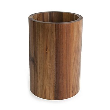Architec&reg; Acacia Wood Utensil Crock. View a larger version of this product image.