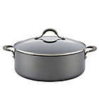 Alternate image 0 for Circulon&reg; Elementum&trade; Nonstick 7.5 qt. Hard-Anodized Covered Stock Pot in Oyster Grey