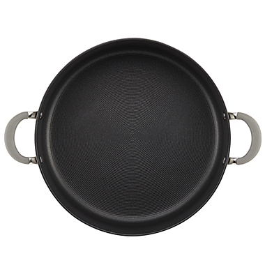 Circulon&reg; Elementum&trade; Nonstick 7.5 qt. Hard-Anodized Covered Stock Pot in Oyster Grey. View a larger version of this product image.
