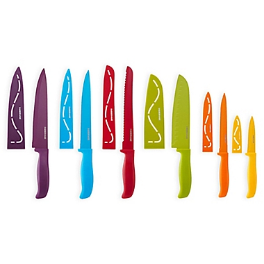 Farberware&reg; 12-Piece Multicolor Resin Cutlery Set. View a larger version of this product image.