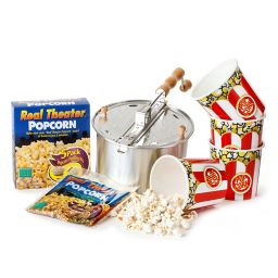 Whirley Pop™ Old Fashioned Popcorn Maker Starter Kit