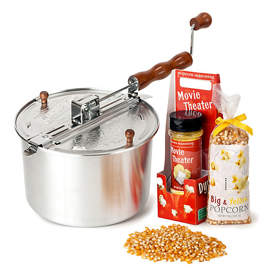 Alternate image 1 for Whirley Pop™ Old Fashioned Popcorn Maker Movie Theater Combo Pack