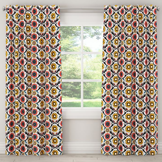 Skyline Furniture Tulum Rod Pocket Back Tab Window Curtain Panel
