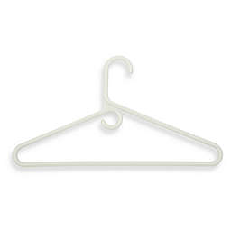 Honey-Can-Do® Heavy-Duty Plastic Hangers in White (Set of 18)