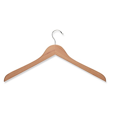Honey-Can-Do&reg; 10-Pack Wooden Shirt Hangers. View a larger version of this product image.