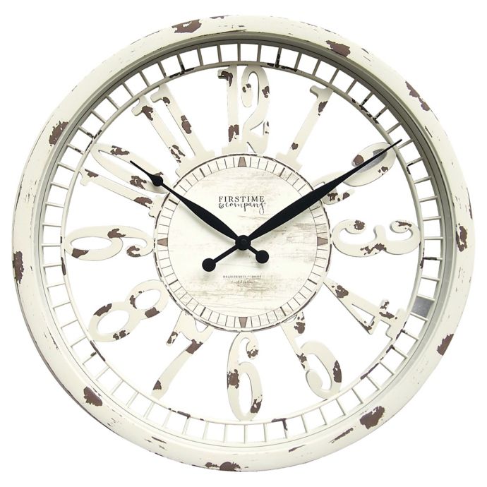 FirsTime® Whitney 20-Inch Wall Clock | Bed Bath & Beyond