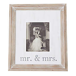 Mud Pie® Mr. And Mrs. 8-Inch x 10-Inch Wood Picture Frame