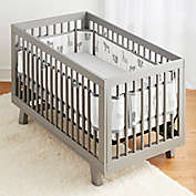 BreathableBaby&reg; 3-Piece Watercolor Safari Crib Bedding Set