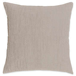 Surya Upton European Pillow Sham in Light Grey/Silver
