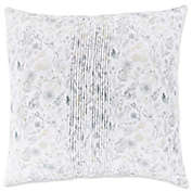 Surya Aria Modern European Pillow Sham in White/Seafoam