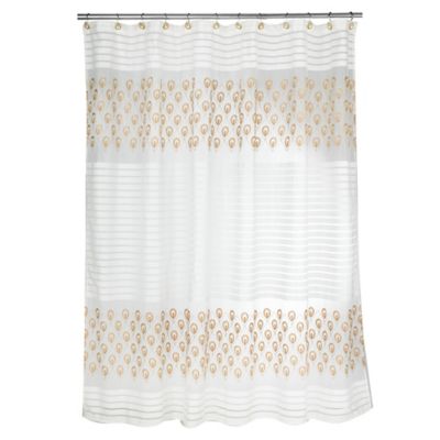 Kas Room Nola Shower Curtain In Linen, Kas Romana Fabric Shower Curtain