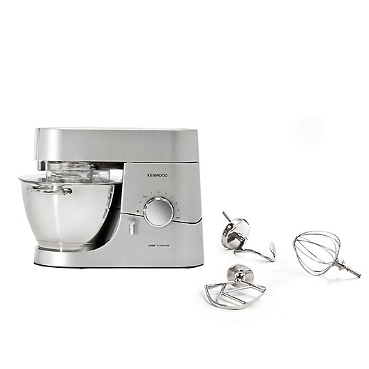 Alternate image 1 for Kenwood Chef 5 qt. Stand Mixer with Tools in Stainless Steel