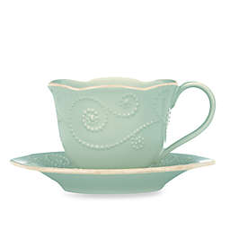 Lenox® French Perle™ Cup and Saucer in Ice Blue