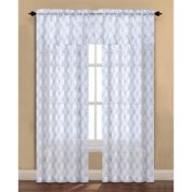 Arratez Sheer Window Curtain Panel and Valance