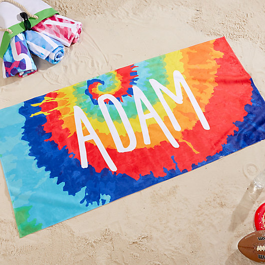 Alternate image 1 for Tie-Dye Fun Beach Towel
