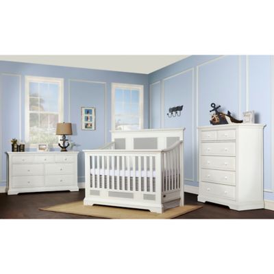 nursery with grey furniture