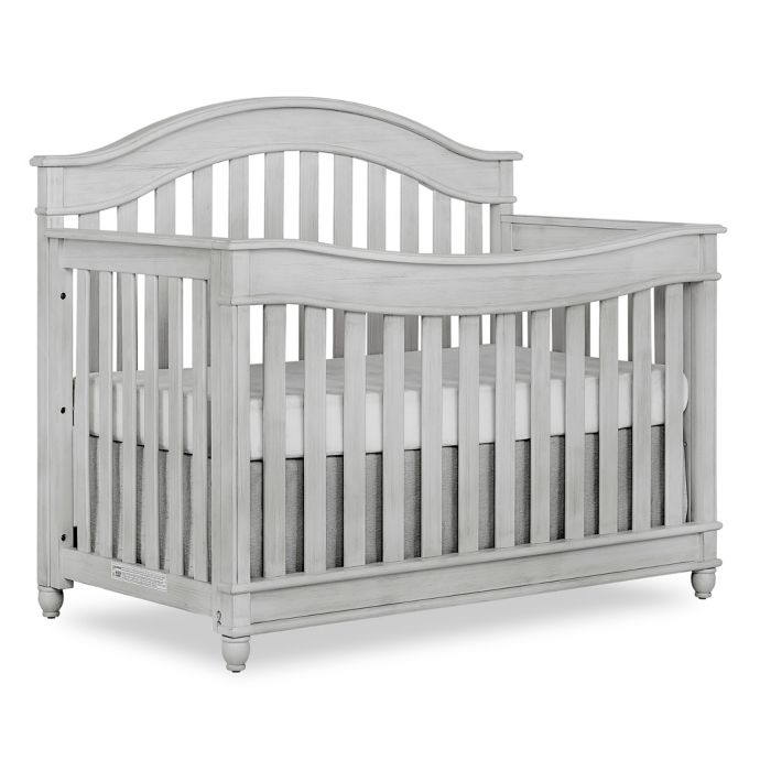 Hampton 5 In 1 Convertible Crib In Antique Grey Bed Bath Beyond