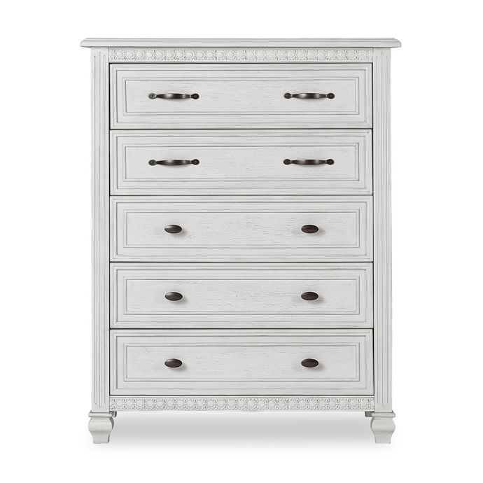 Madison 5 Drawer Tall Chest In Antique Grey Buybuy Baby