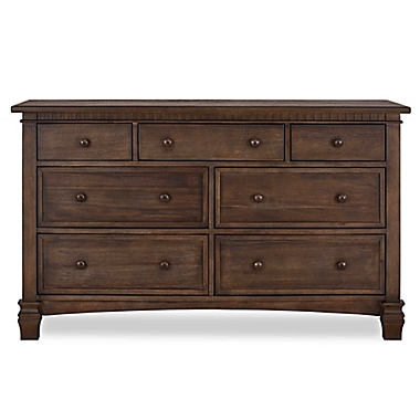 evolur&trade; Cheyenne/Santa Fe Double Dresser in Antique Brown. View a larger version of this product image.
