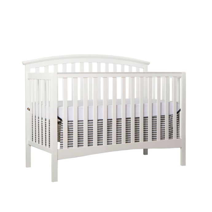 Dream On Me Eden 5 In 1 Convertible Crib In White Buybuy Baby