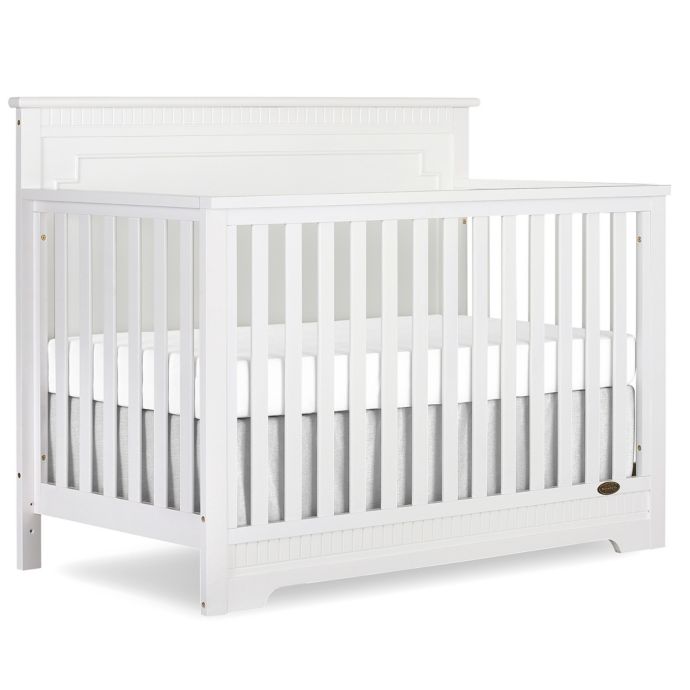 Dream On Me Morgan 5 In 1 Convertible Crib In White Buybuy Baby