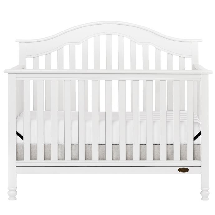 Dream On Me Charlotte 5 In 1 Convertible Crib In White Buybuy Baby