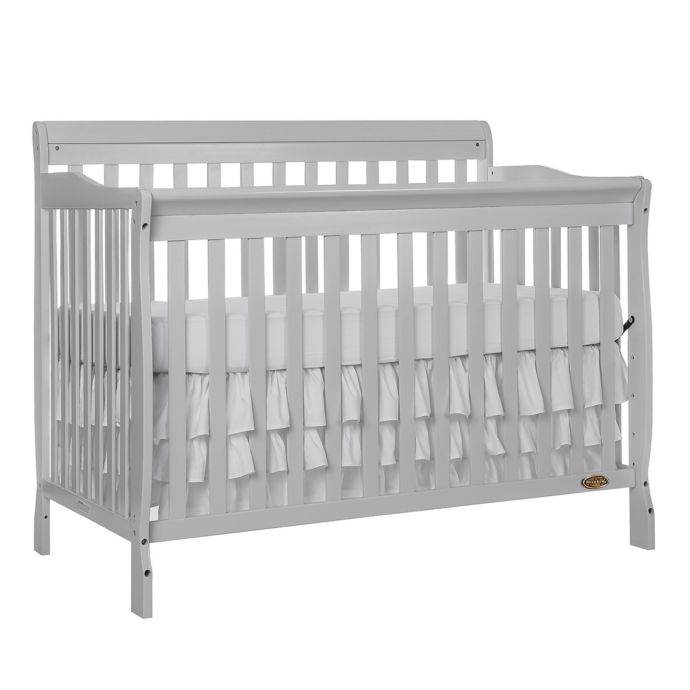 Dream On Me Ashton 4 In 1 Convertible Crib In Grey Bed Bath Beyond