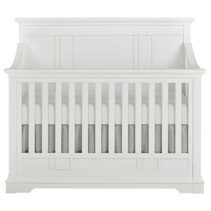 Evolur Parker 5 In 1 Convertible Crib In Winter White Buybuy Baby