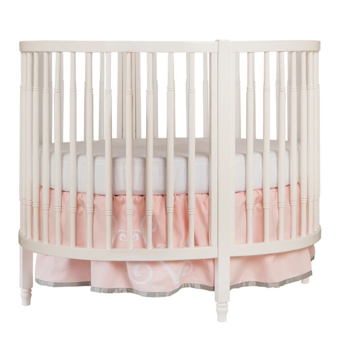 Dream On Me Sophia Posh Circular Crib In White Bed Bath Beyond