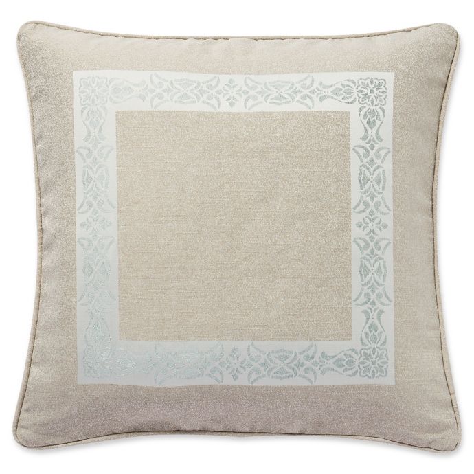 Waterford Gwyneth European Pillow Sham In Pale Blue Bed Bath