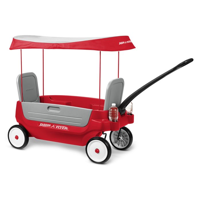 Radio Flyer Deluxe 3 In 1 Grandstand Wagon With Canopy Bed Bath