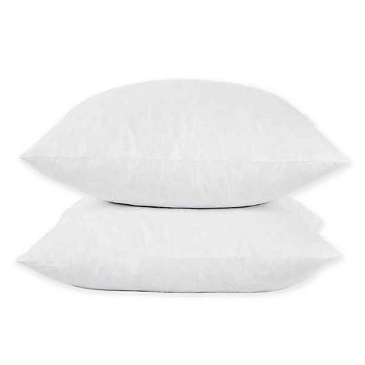 Alternate image 1 for Puredown Feather Decorative Pillow Insert (Set of 2)